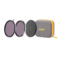 NISI Swift VND Kit True Color Variable nd vario 1-5stops+nd16+lens cap+caddy pouch for 67 72 77 82 95 lens filter