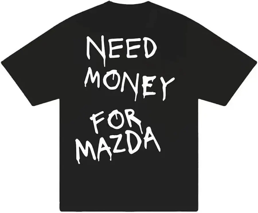 

Car Lovers T-shirt Mazd car logo Men's and Women's Short-Sleeved with Patterns for Summer