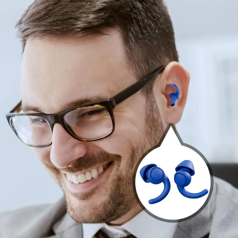 Comfortable Ear Plugs For Sleeping Reusable Ear Plugs Portable Earplugs With Mini Storage Box For Sleeping