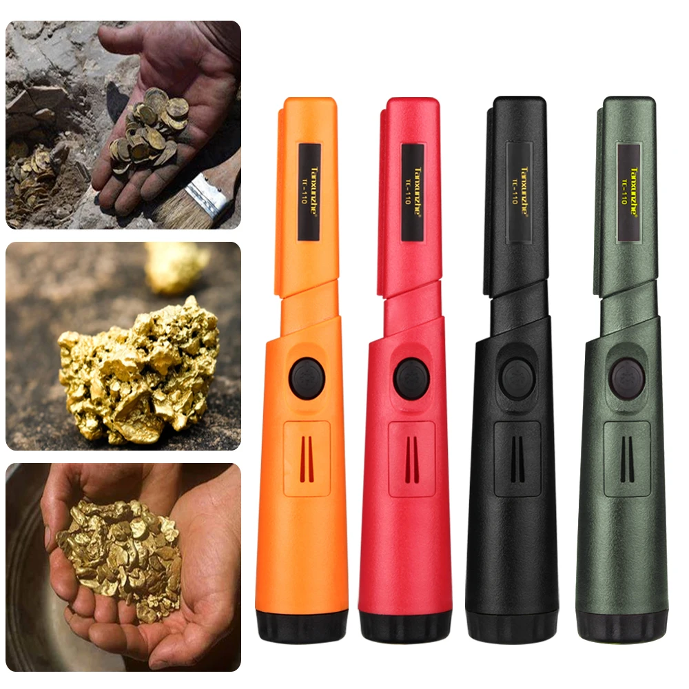 TC-110 Handheld Metalen Detector Positionering Rod Met Anti-kras Bescherming Cover Metalen Pinpointing IP68 Waterdicht