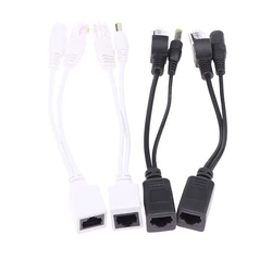 POE Cable Passive Power Over Ethernet Adapter Cable POE Splitter RJ45 Injector Power Supply Module 12-48V Cable For Camera