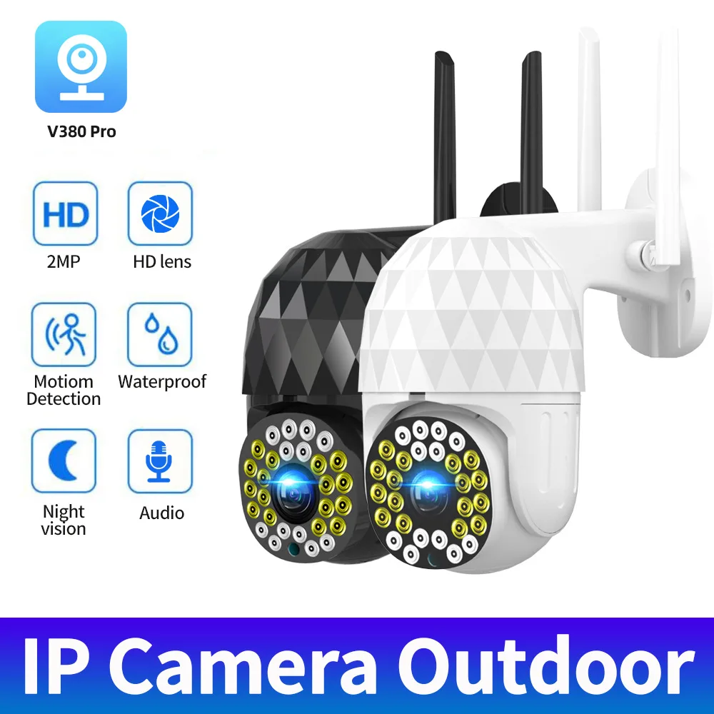 

Waterproof Home Wifi Camera Outdoor Wireless Surveillance Ip Video Camera Digital Zoom Automatic Tracking Security CCTV Webcam