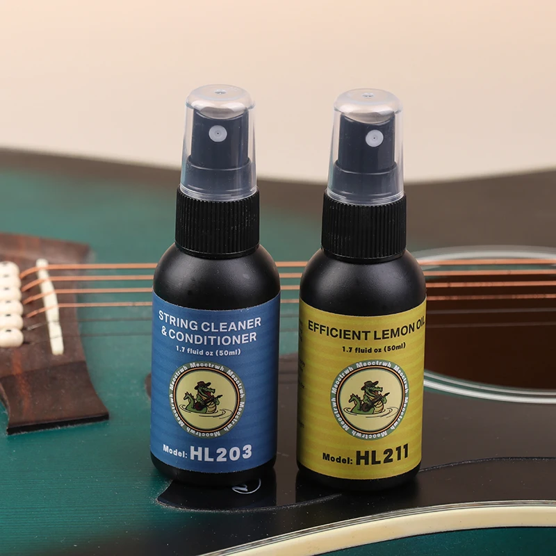 New 50ML Guitar Fretboard Lemon Guitar Fingerboard Cleaning Fret Care Rust-proof Removes Dirt Grease Extends Fretboard Life