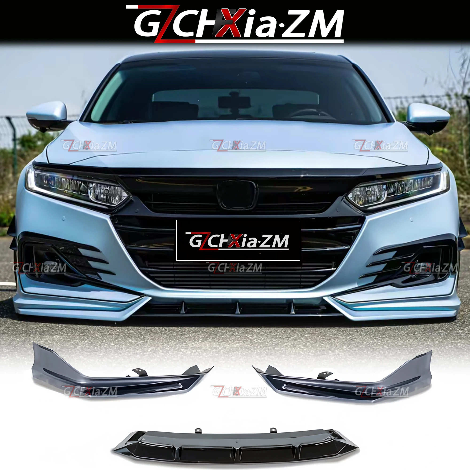 For 2022 Honda 10.5 Accord Front Bumper YF CV-650 Diffuser Deflector Aerodynamic Front Lip Protection Cover Body Kit