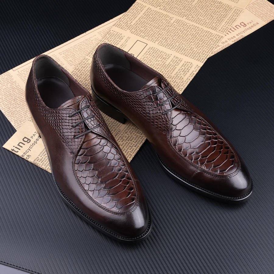 Wedding Shoes for Men Dress Oxfords Handcraft Custom Popular Business Elegant Shoe Man High Quality Zuelas De Cuero Para Hombres