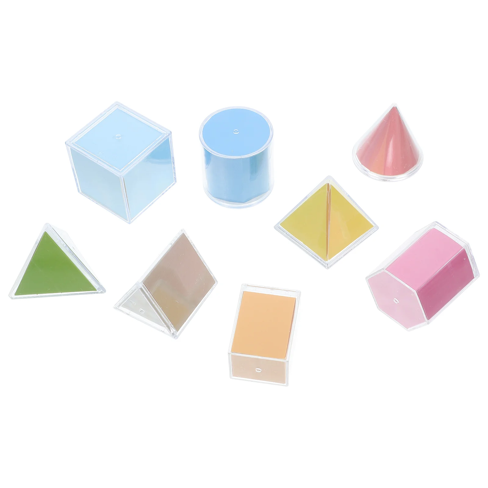 8 шт., обучающие пособия с твердой геометрией, легкий стол для детей, счетные палочки, математическая сенсорная банка, Edx, манипуляционные игрушки