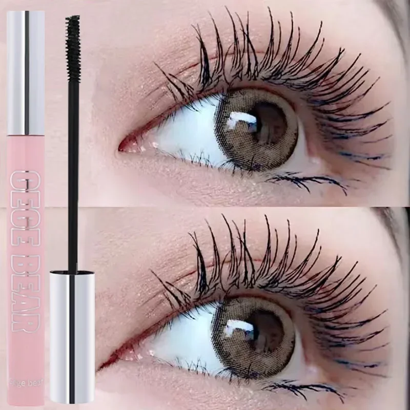 Mascara imperméable à l'eau pour femme, tête de brosse ultra fine, cils allongés, cils naturels, maquillage, dernier, 256, séchage rapide, boucles optiques