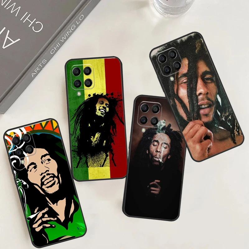 Singer Bob Marley Case For Samsung Galaxy M54 M34 M14 M20 M21 M51 M12 M32 M52 M13 M23 M33 M53 M31s M30s Cover