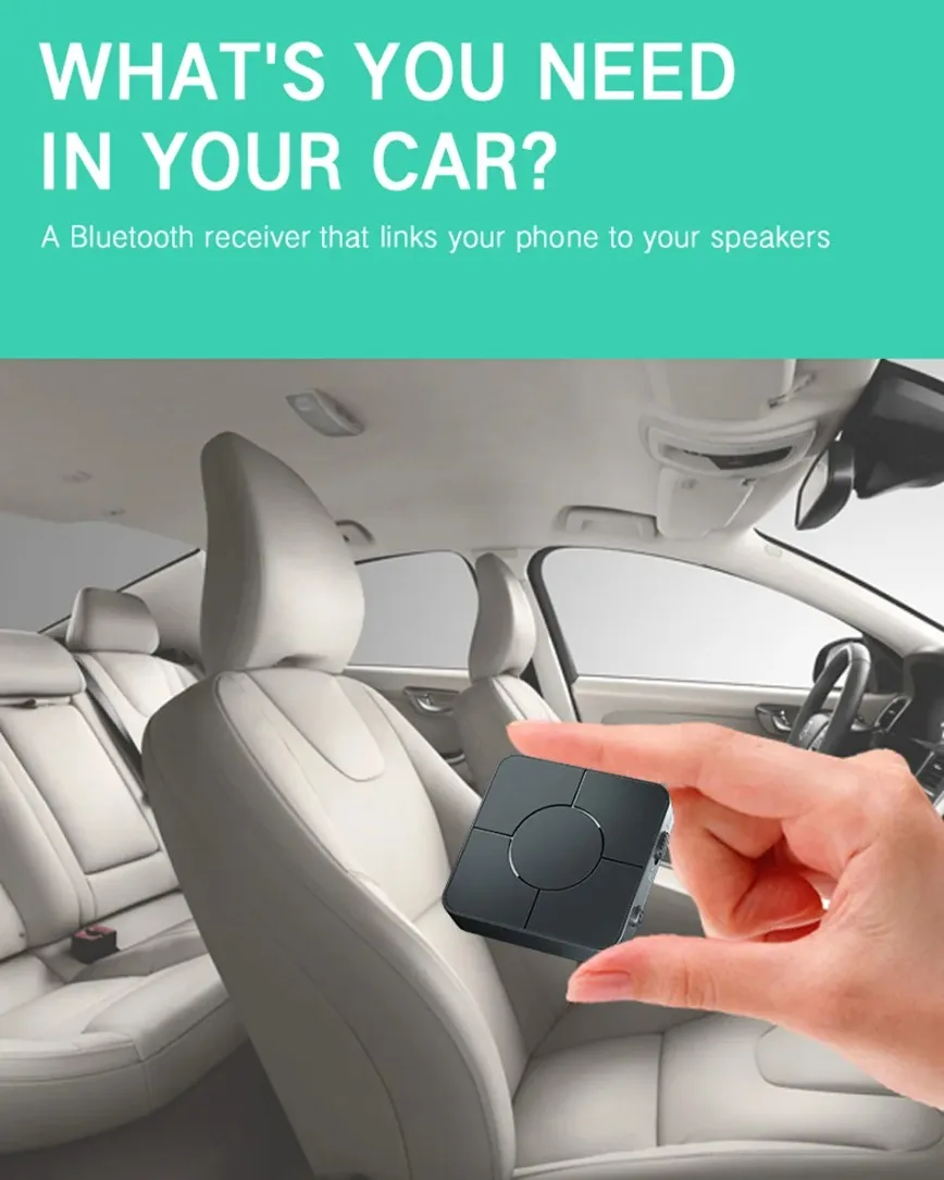 AUX Bluetooth 5.0 Transmitter Receiver RCA 3.5MM Jack Wireless Bluetooth 5.0 Audio Music Stereo Adapter For PC Speaker TV Car