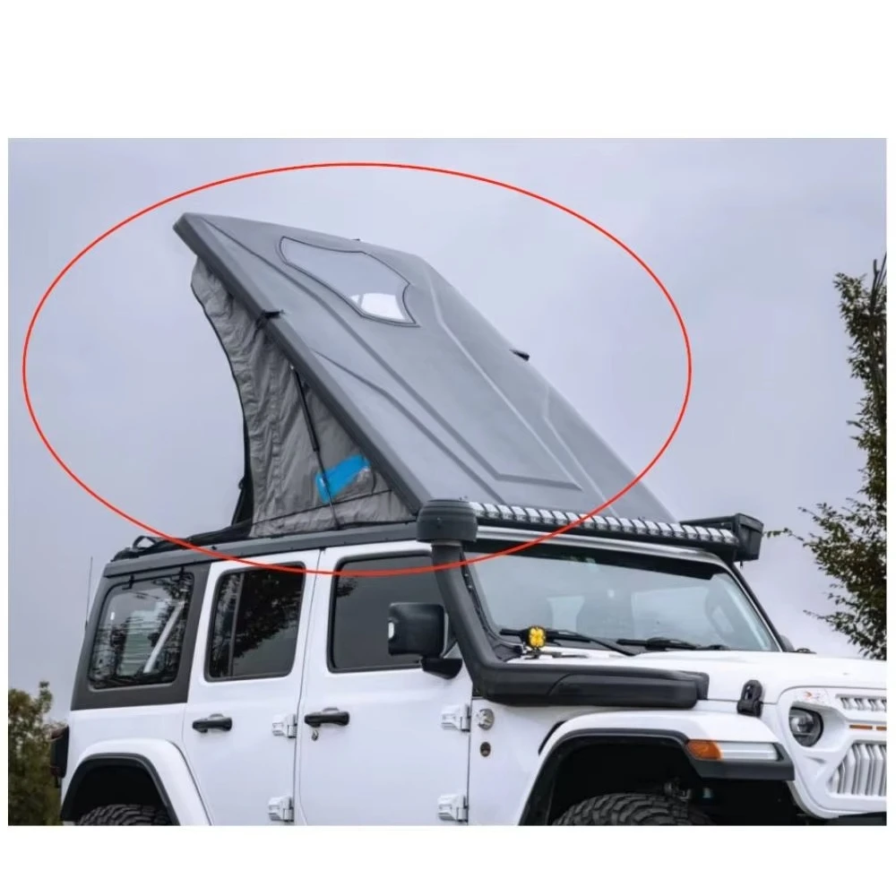 Popular Camping Design Black Complete Hard Top Roof Tent