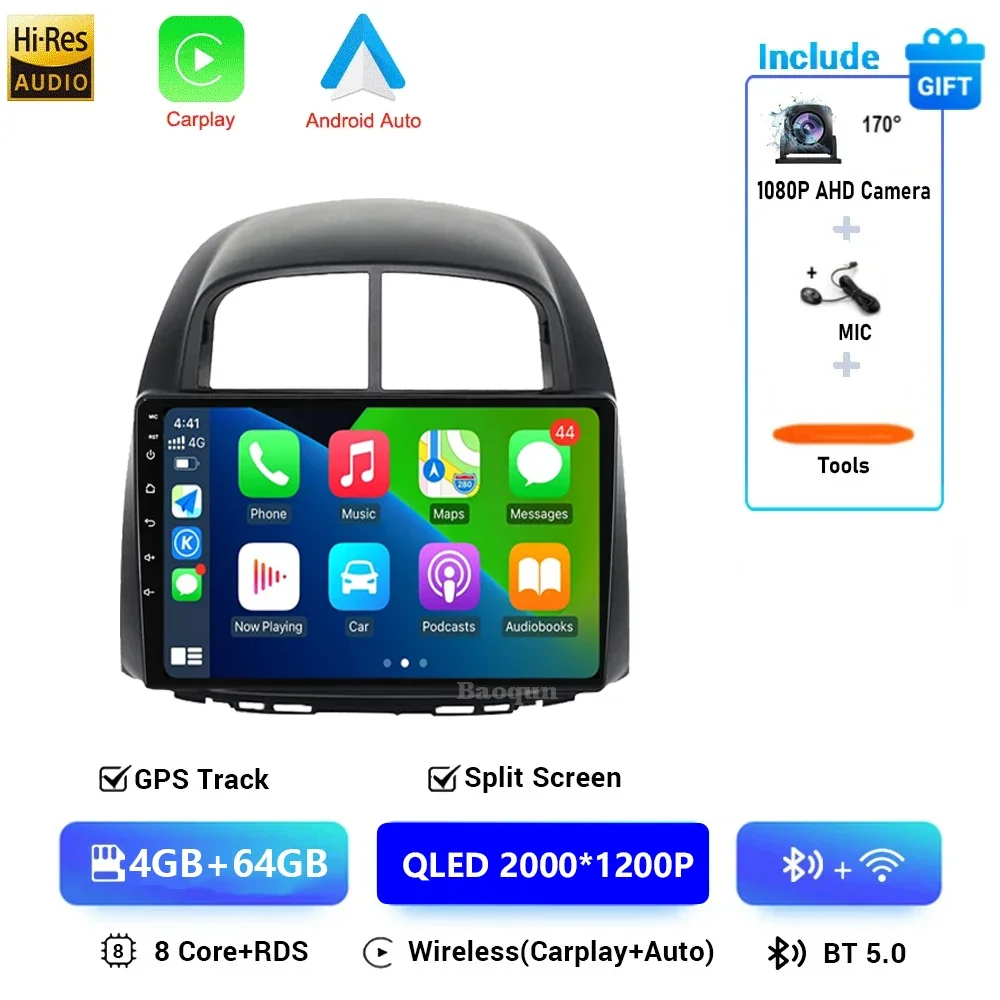 Android 16 Carplay Auto Voor Toyota Passo XC10 Voor Daihatsu Boon Sirion 2004-2010 Autoradio Multimedia BT DSP Stereo 4G WIFI