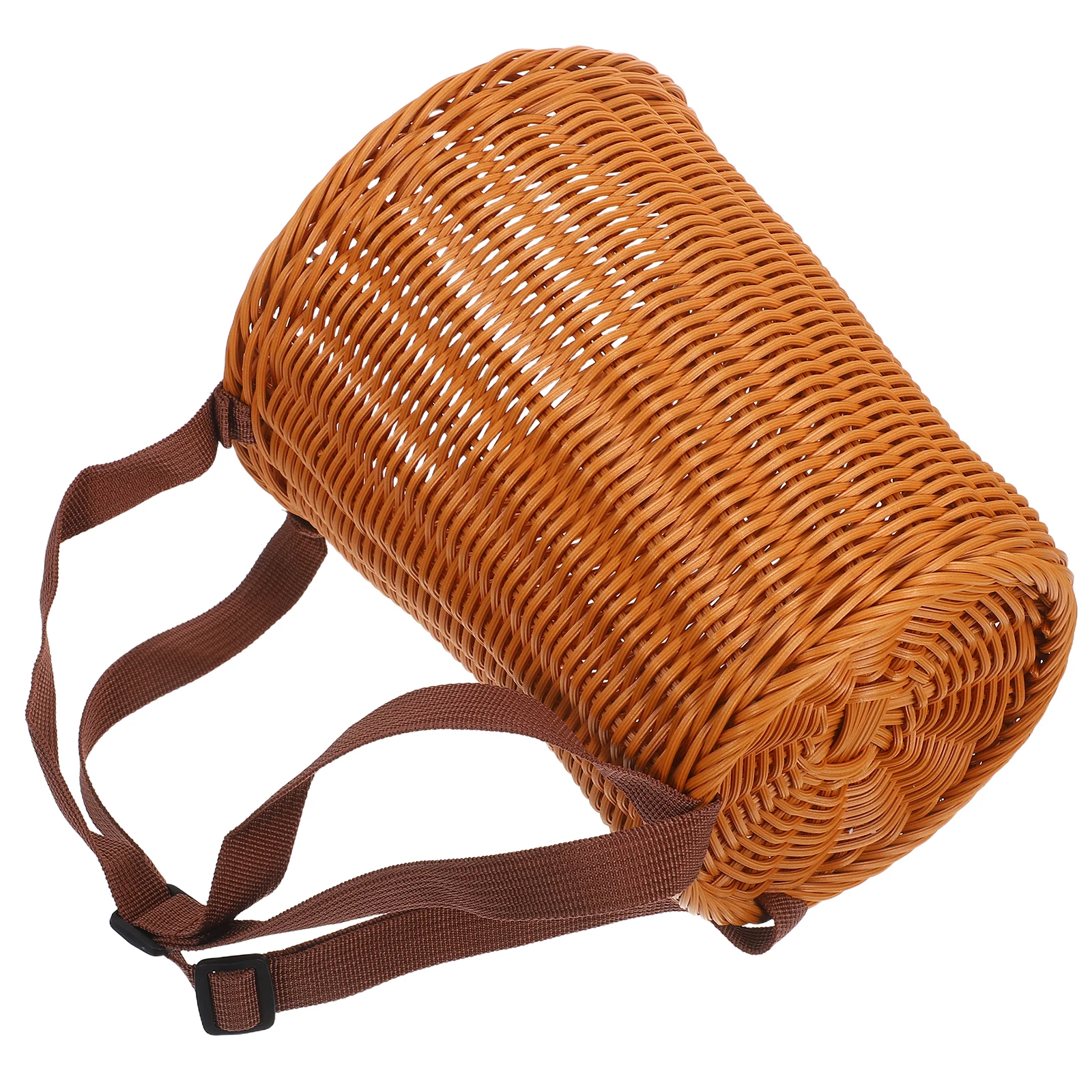 

Picnic Basket Handmade Woven Lightweight Portable Outdoor Farm Fruit Harvesting Berry Picking Beach Camping Storage Tea