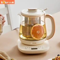 1.5L Health Pot Household Multi-functional Tea Maker High Borosilicate Glass Kettle 304 Stainless Steel Strainer Flower Teapot