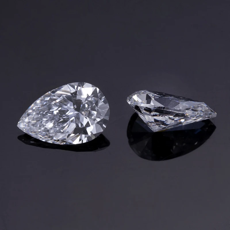 1CT Birnenförmige DEF VVS-VS Melee Laborgezüchtete Diamanten 2X3mm - 5X8mm Kleine Laborgezüchtete Diamanten Großhandel – Detail 2