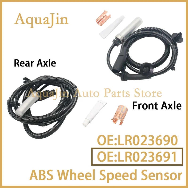 

LR023690 LR023691 Датчик скорости переднего и заднего моста колеса ABS для Land Rover Defender 1990 ~ 2016 1991 1995 2000 2003 2009 2010 2015 OE