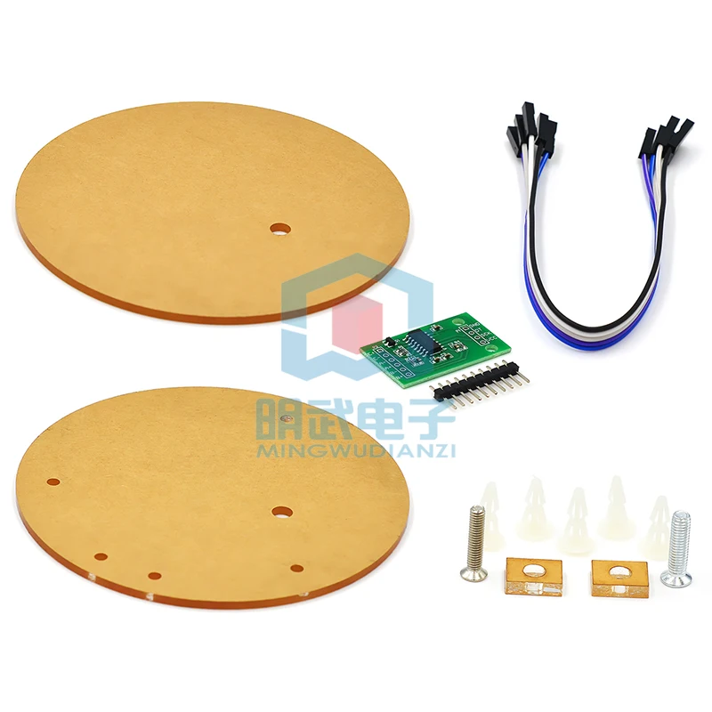 Módulo HX711 + juego de sensores de presión Sensor de pesaje Módulo de báscula electrónica 1/ 5/10/20 KG