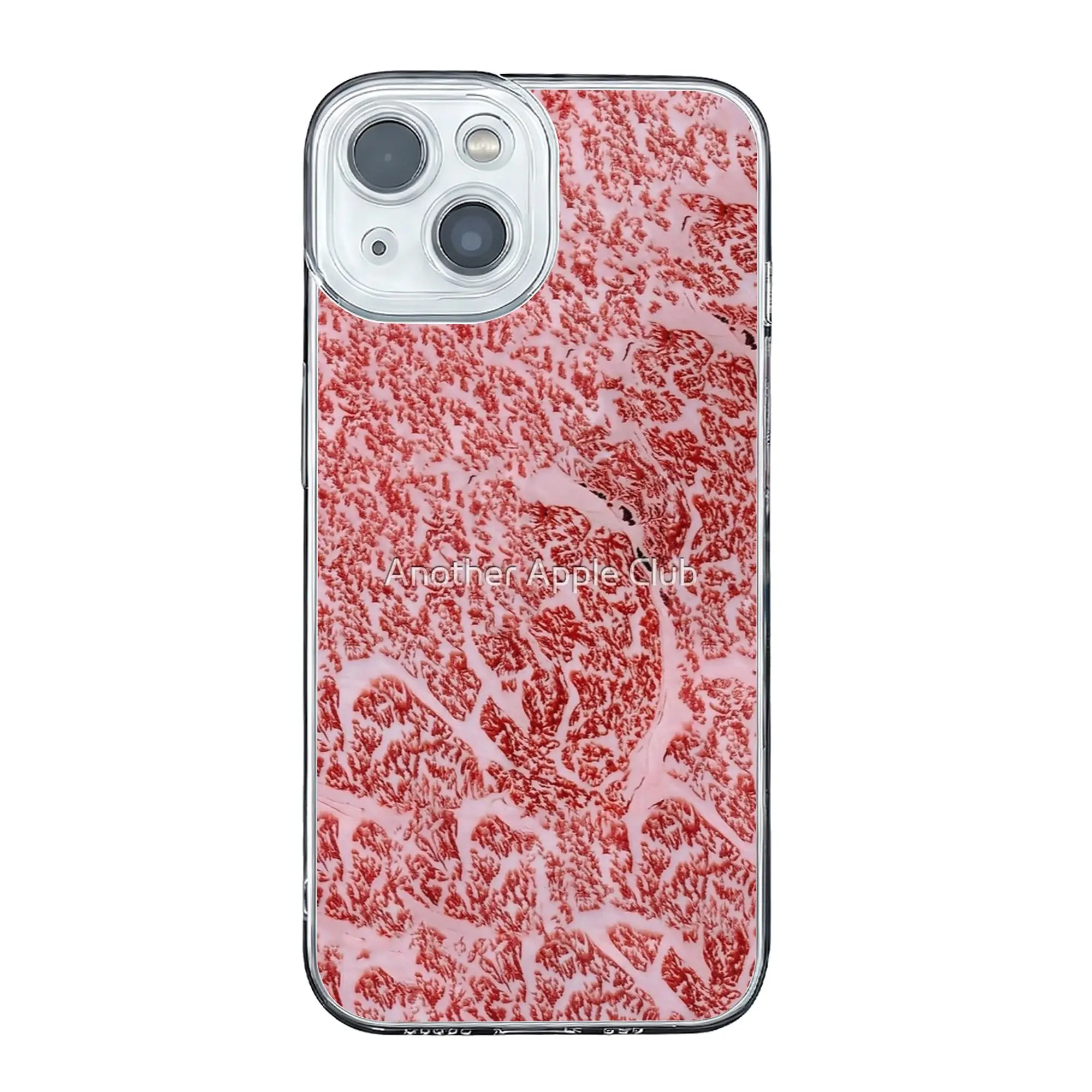 Funda Anticolisión con Textura de Carne de Res Wagyu A5 Ribeye para iPhone 17 16 15 14 13 12 11 Pro Max