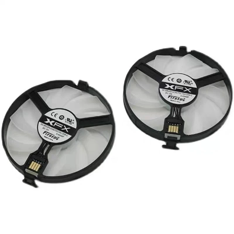 2pcs FDC10U12S9-C RX 470 GPU Cooling Fan for XFX AMD Radeon RX 470 480 580 RX580 RX480 RX470 Edition Crimson Graphics Fan