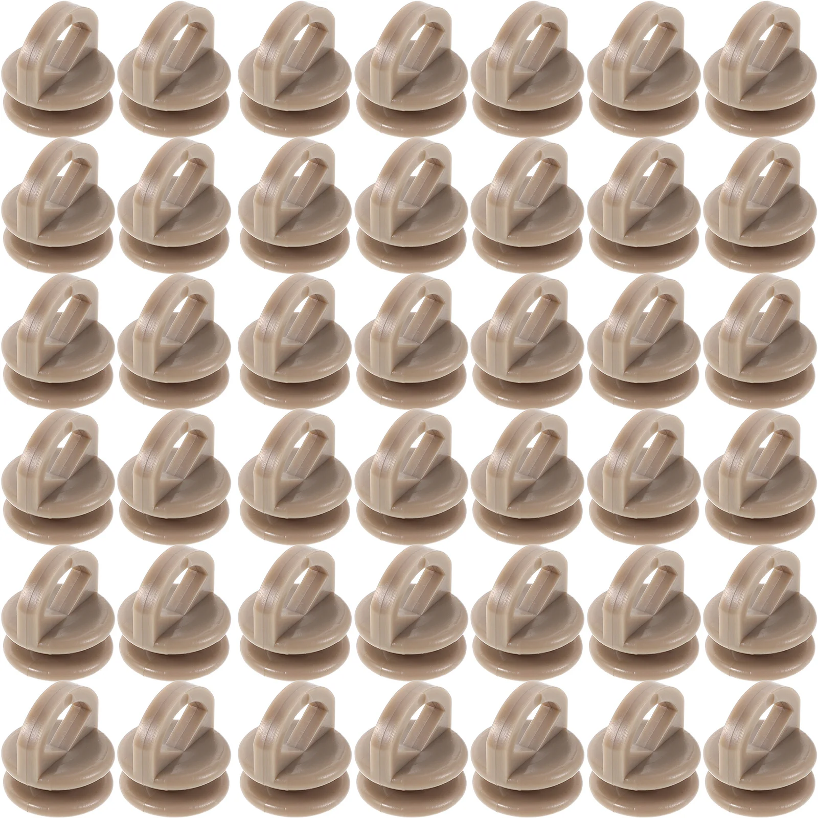 

500pcs Caravan Curtain Hooks Plastic Rv Motorhome Sunshade Track Hangers Heavy Duty Sliding Fastener - Vehicle Curtain