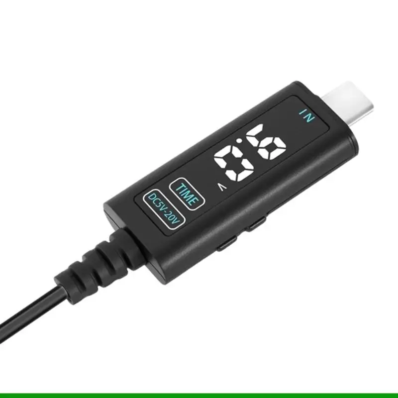 U55C DC5.5mm Charging Cord Quick Setups PD Adapter for Various Devices Fast Charging and Data Transfer 5V-24V