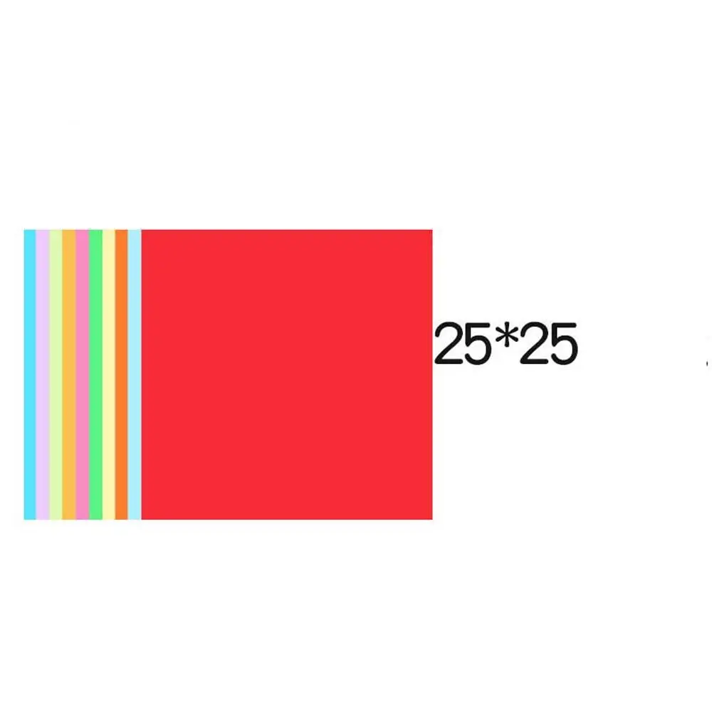 

Home 100PCS Backdrop Wall Folding Paper Kids Toys For DIY Double Sided Handmade Paper Hand-cut Paper Color Paper Origami