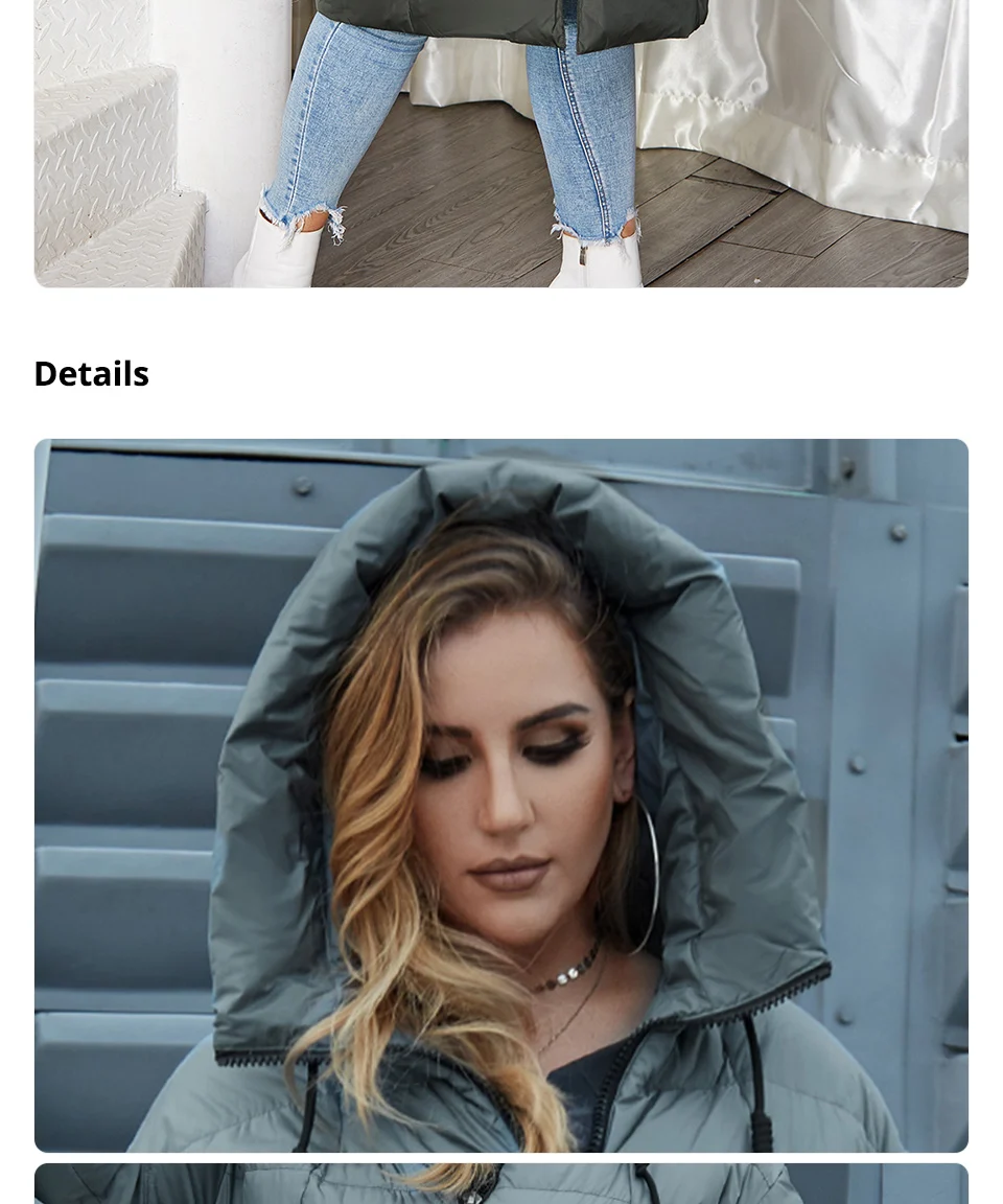 Astrid 2022 Winter new arrival down jacket women loose clothing outerwear quality with hood Plus Size fashion style coat AR-7038