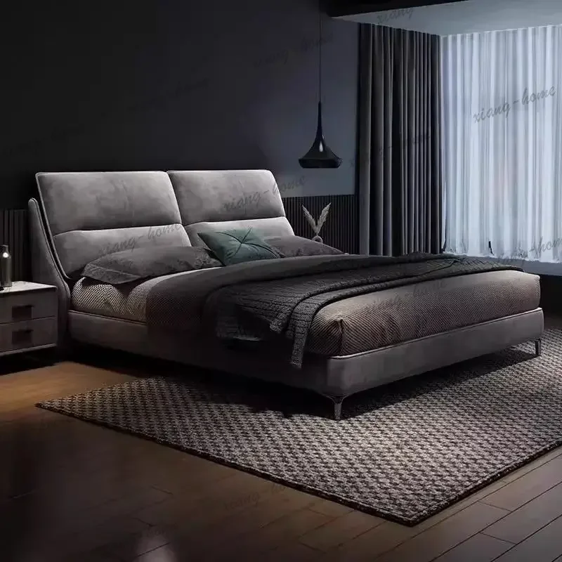 PG Couples Decoration Double Bed Mattresses Stuff Bunker Queen Double Bed Loft Headboards Letto Matrimoniale Furniture