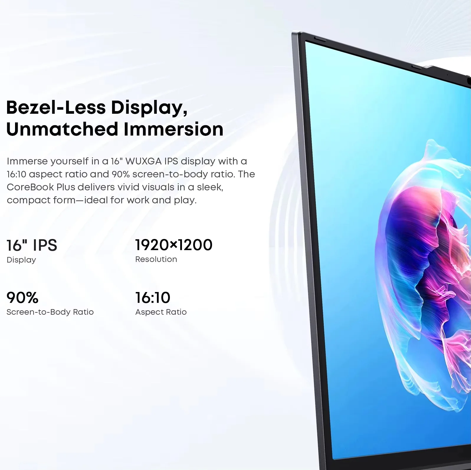 CHUWI 15.6インチ Corebook Plus ノートパソコン AMD R5-7430U 16GB RAM 512GB SSD 冷却ファン付き Windows 11 ノートブック