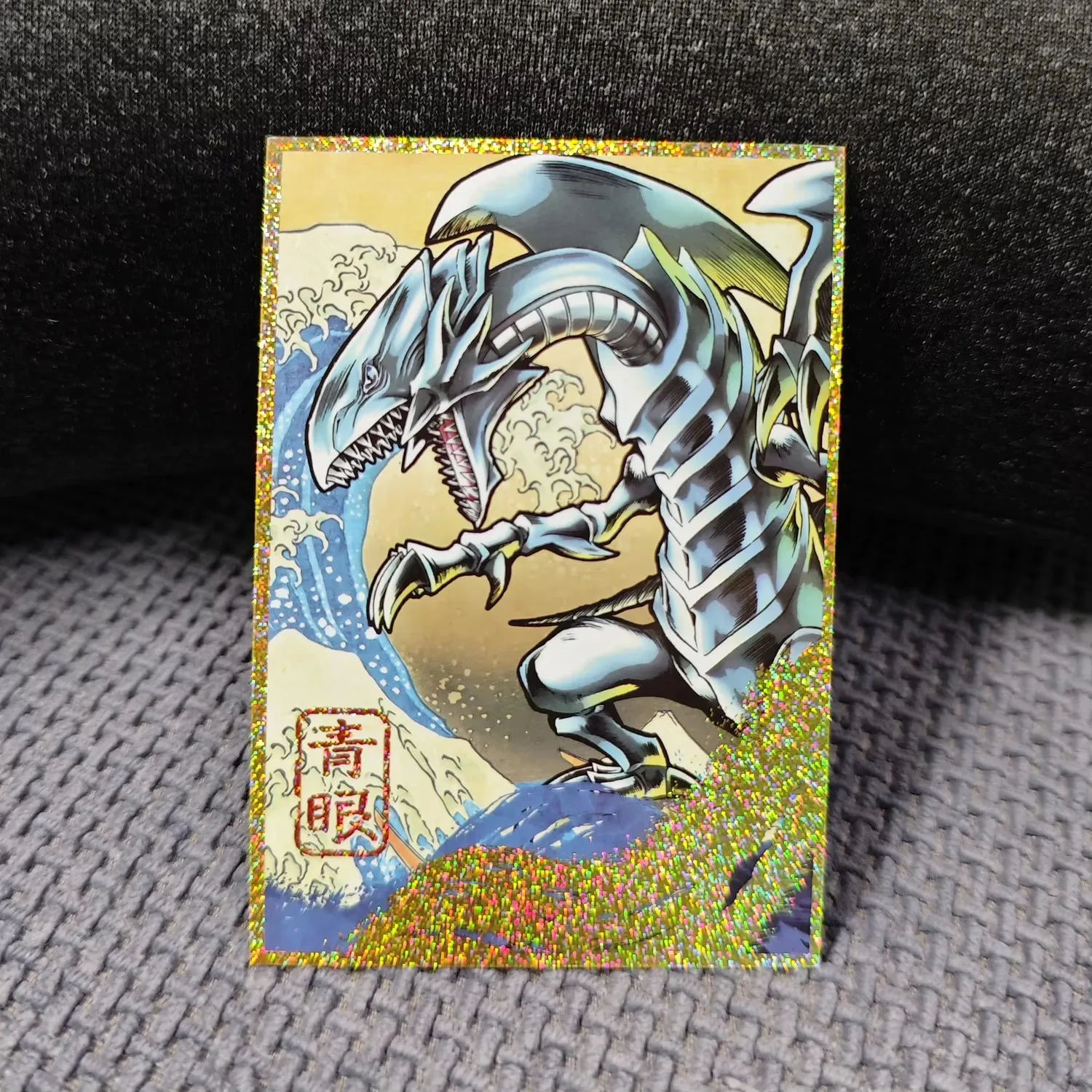 Yugioh QCSER Ukiyo-e Blue-Eyes White Dragon Yu-Gi-Oh! TCG OCG Trading Card Games Mat Duel Plate Rubberen kaartmat Muismat