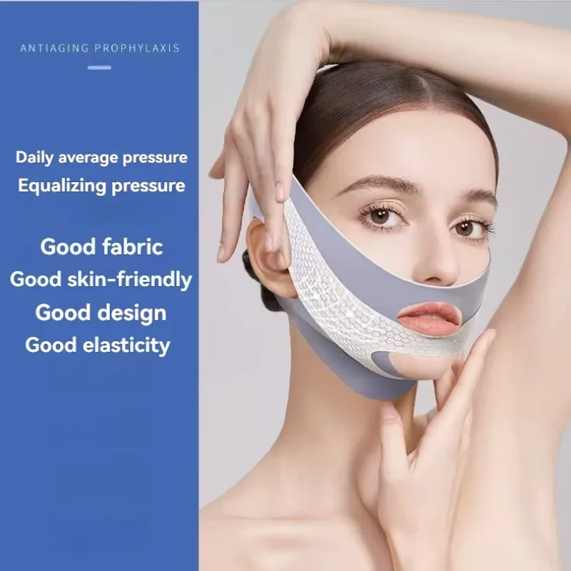 Chin Cheek Slimming BANDAGE V Shaper V Line Lifting Mask Face Lifting ต่อต้านริ้วรอยสายคล้องคอ Sleeping Mask สุขภาพความงาม