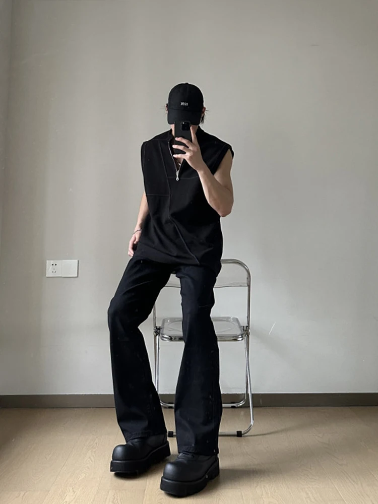 

Cleanfit Men's Slimming Denim Jeans High Street Design Straight Leg Long Pants Cotton Polyester Blend Autumn Wear