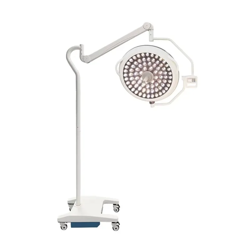 مصباح تشغيل مصباح LED جراحي بدون ظل بحامل سهل الحركة مع مصدر طاقة كهربائي بعجلات #1