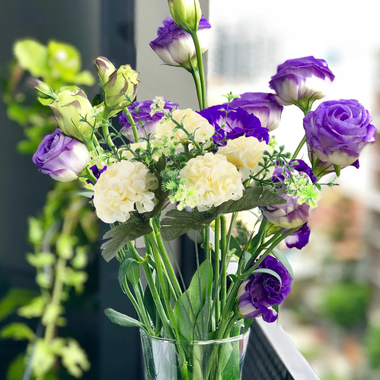 

3pcs Artificial Hydrangea Flowers Realistic White Faux Hydrangeas For Home Wedding Party Decoration Silk Flower Arrangement