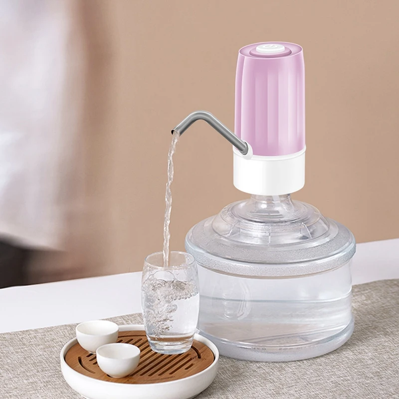 Electric Water Bottle Pump Barreled Water Automatic Drinking Water Dispenser USB Charge Water Pump For 4.5-19L