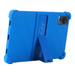 Funda de silicona para tableta Doogee T20/T20S, carcasa segura a prueba de golpes con soporte