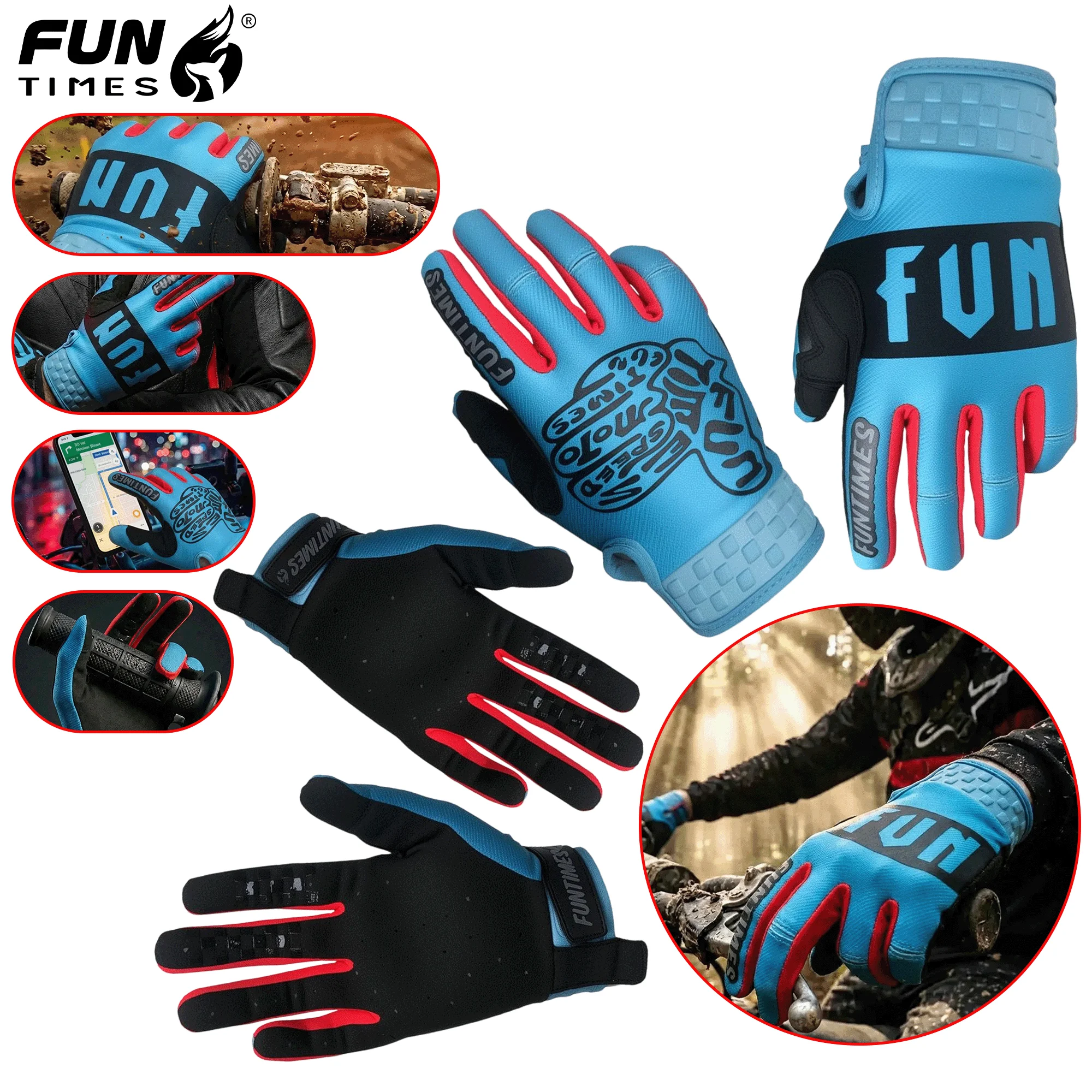 New Spring and Autumn Outdoor Sports Cycling Gloves Comfortable and Versatile Universal Gloves