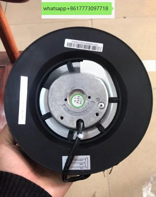 R17572M-23L-B21 tilting centrifugal fan AC230V 175mm capacitor free starting fan