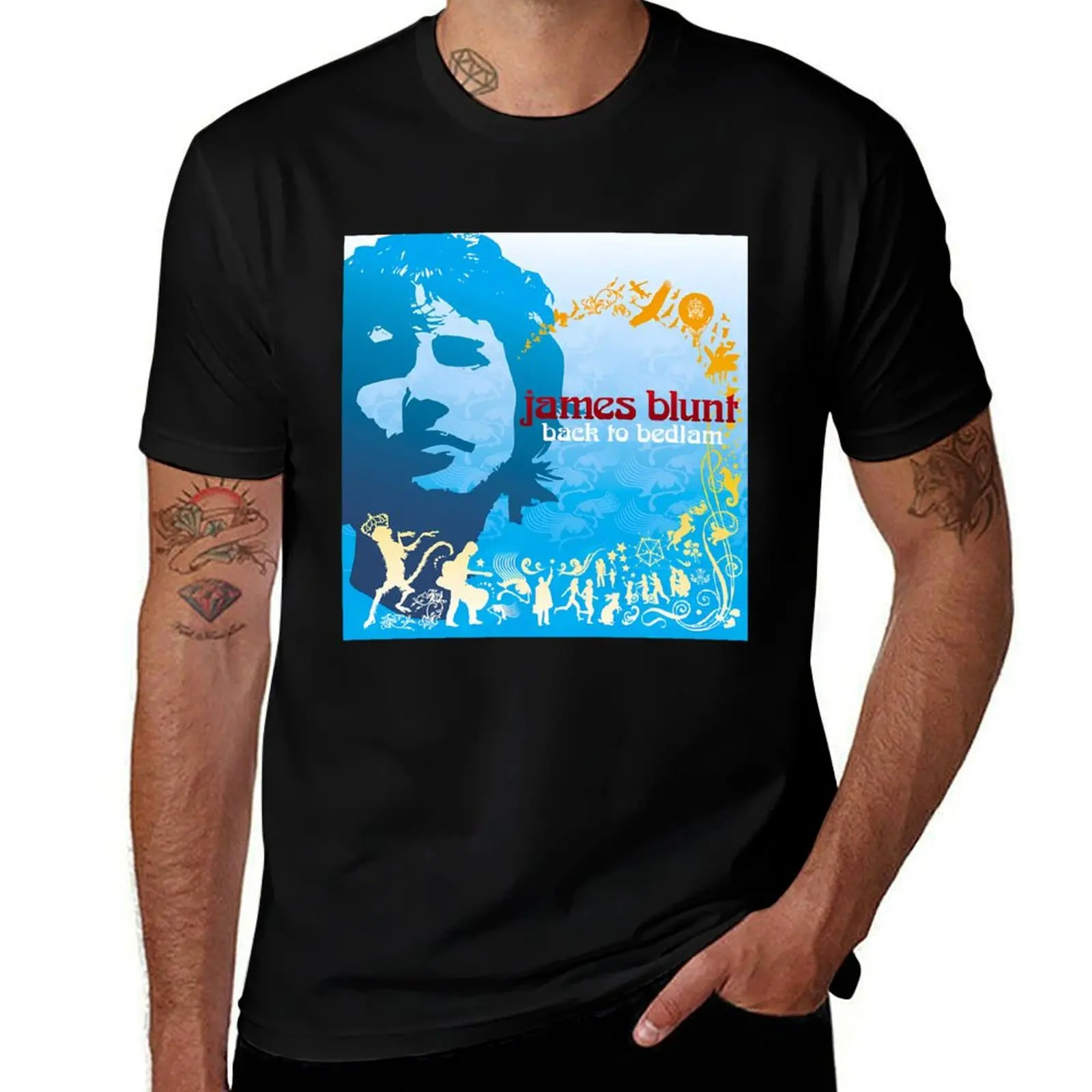 James Blunt Back To Bedlam T-Shirt Festival Short Sleeve T-Shirt