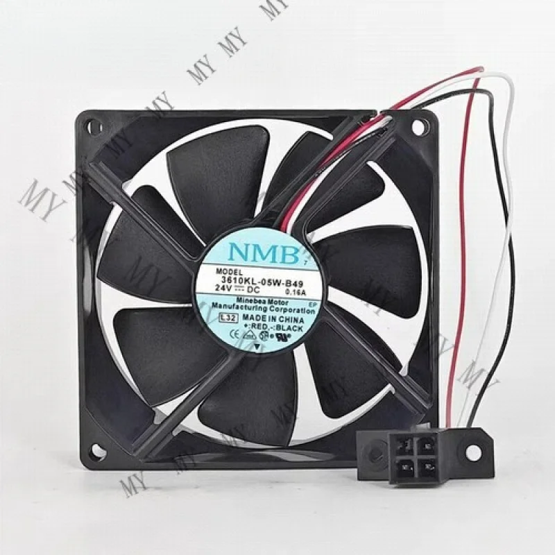 

TT for NMB 3610KL-05W-B49 9025 DC24V 0.16A 9CM Inverter Cooling Fan