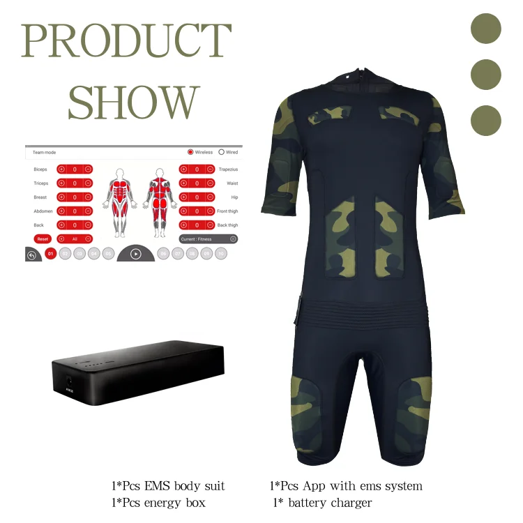 

Amazon Hot Sale Fitness Gym Set Whole Body Ems Muscle Stimulator for Personal Use