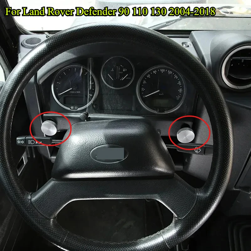 

For Land Rover Defender 90 110 130 2004-2018 Silver Car Dash Fuse Box Cover Screw Bolt Knob Interior Car Accessories