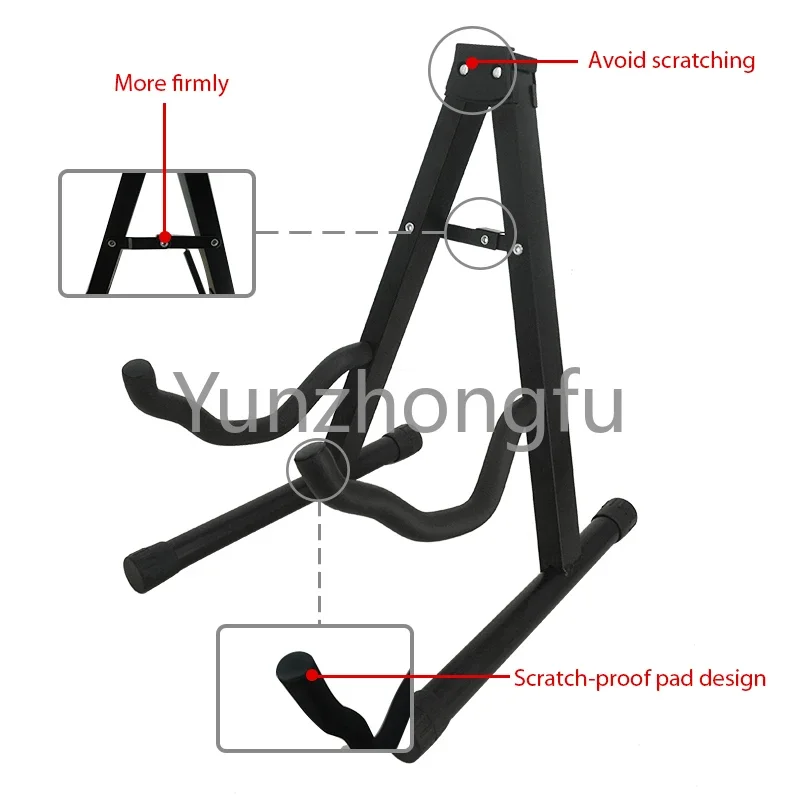 Universal Guitar Stand Folding Lightweight Tripod Stringed Instrument Music Rack Holder  Accessories