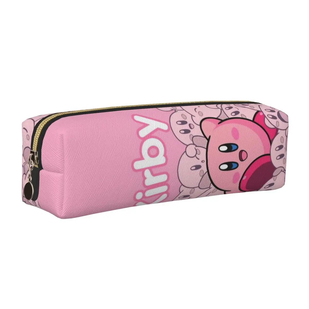 

Fun Pink Kirbys Pencil Cases Pencilcases Pen Box for Student Big Capacity Pencil Bags Students School Zipper Accessories