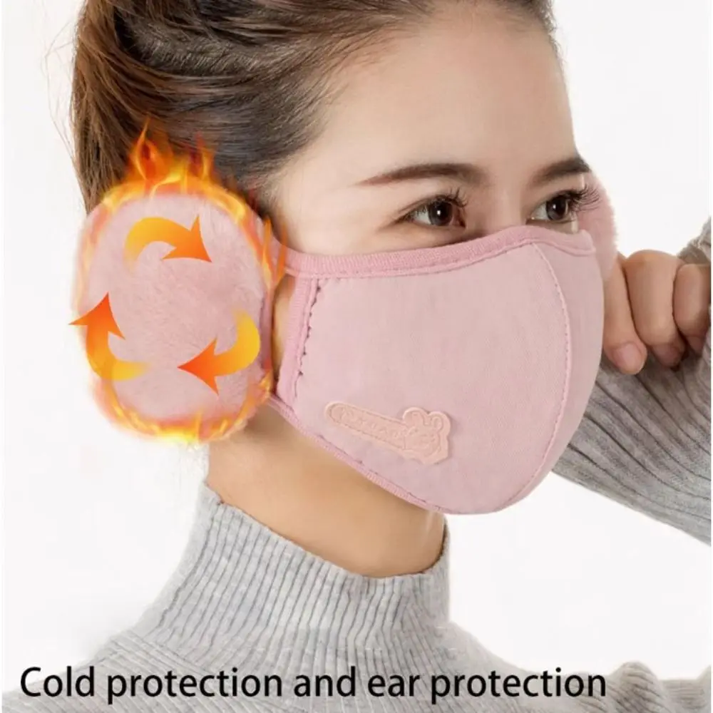 Mode Ademend Fietsen Volwassen Oorbeschermers Koudbestendig Oorlelletje Dames Winter Warme Maskers Winddicht Oor Cover Unisex