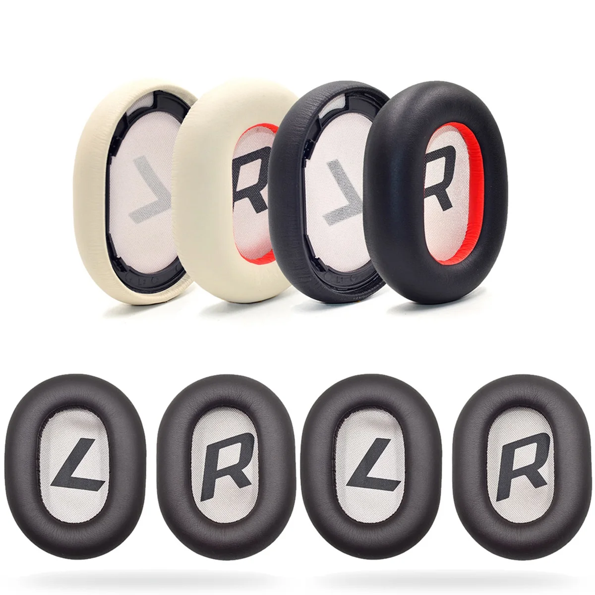 AED6-Soft Foam Ear Pads Cushions With Buckle For Plantronics Backbeat Pro 2 SE Voyager 8200 UC Headphones