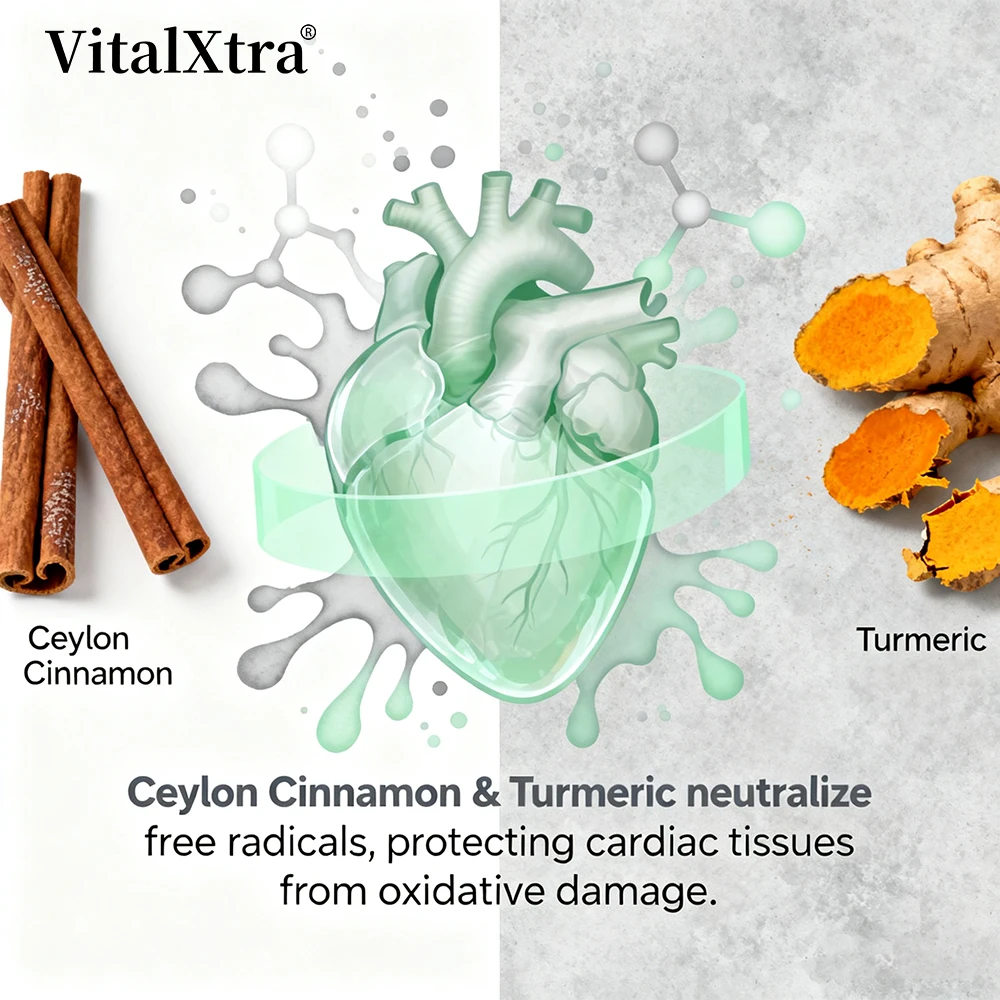 Berberine Capsules - Contains Ceylon Cinnamon - Supports Heart Health, Immune System, Cardiovascular Health