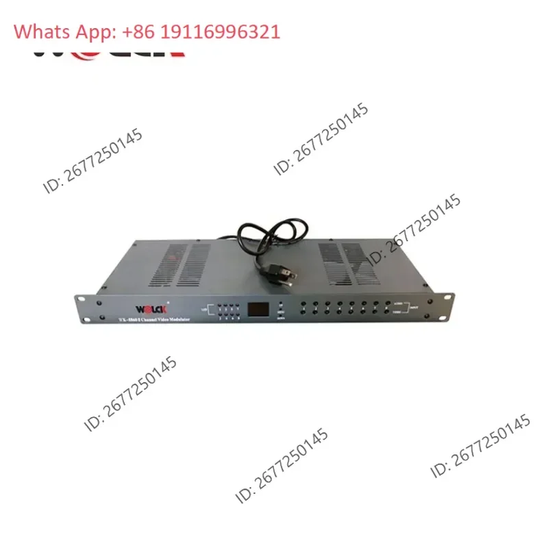 8 in 1 Agile Modulator  Analog Modulator Channels R-f Modulator