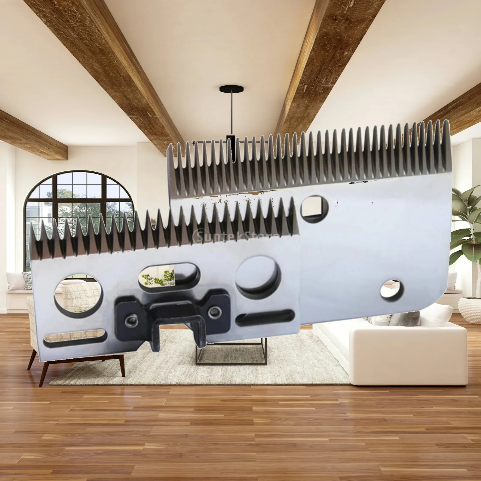 livestock-hair-trimmer-horse-clipper-blade-replacement-tool-hard-metal-construction-sharp-edged-teeth-with-bracket-for-efficient