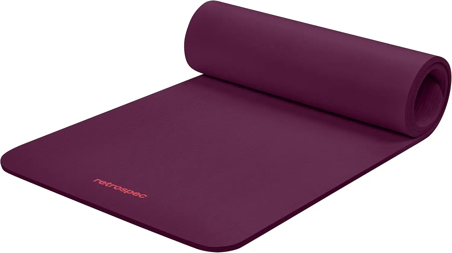 

Yoga Mat Thick 1/2in Non-Slip Workout Mat with Nylon Strap 72x24in for Pilates Stretching & Fitness BPA Free Easy Clean