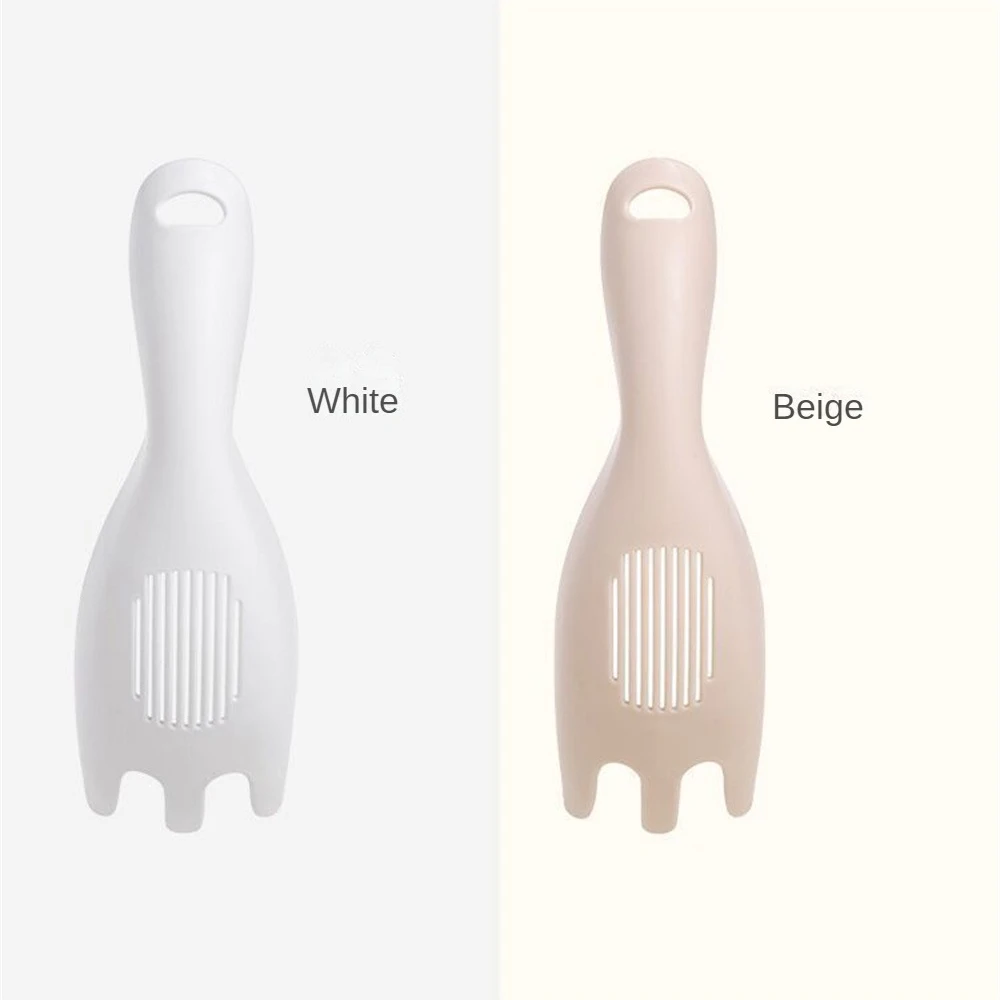 1/5PCS Multifunctional Rice Scoop Easy And Convenient Speed Up Stirring White Beige Kitchen Bar Supplies Kitchen Rice Spoon